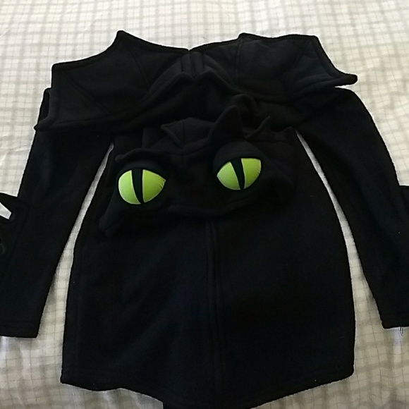 Dresses & Skirts - Black dragon hoodie costume
